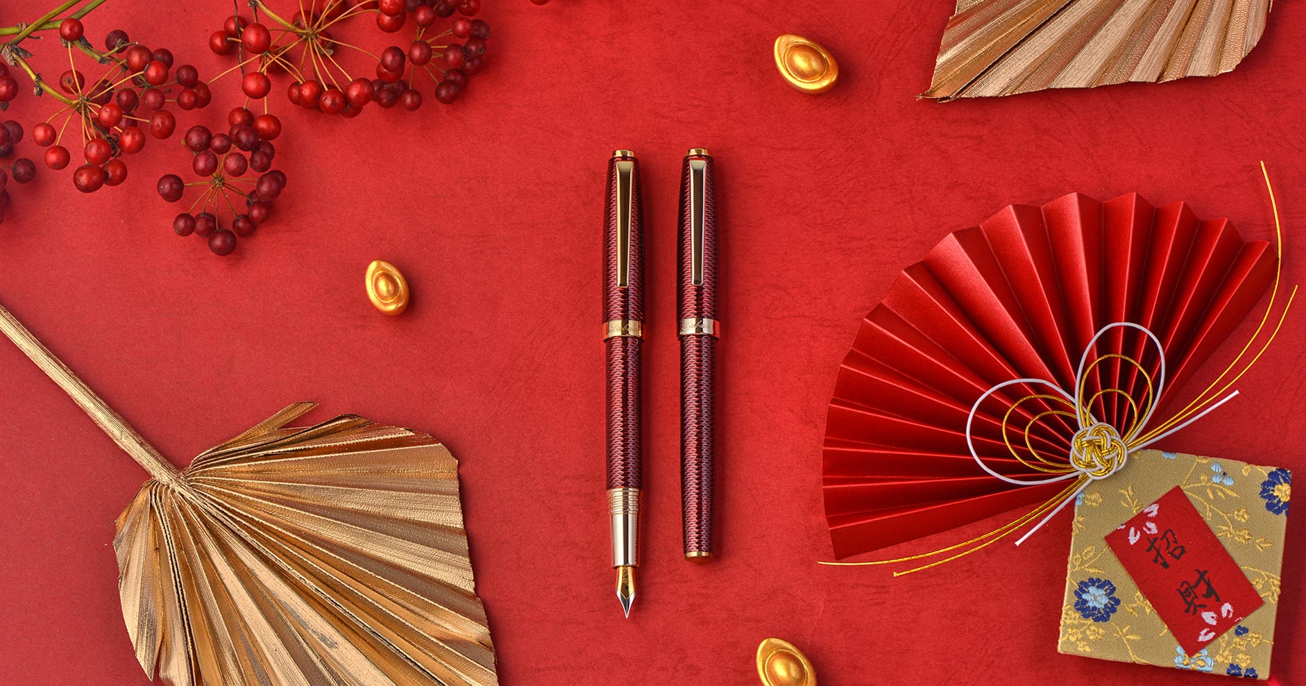 Gloria ruby red wish you a happy lunar new year