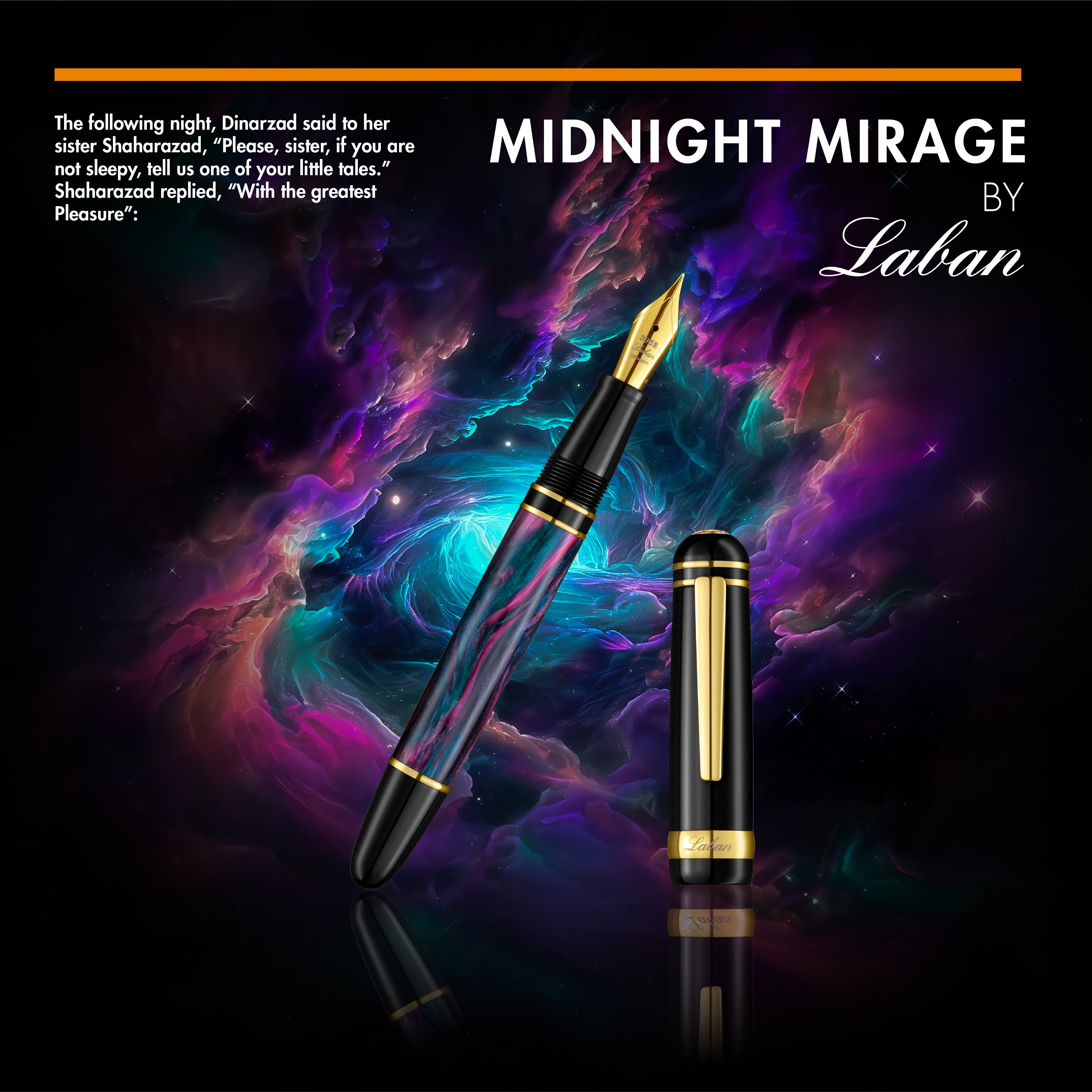 MIDNIGHT MIRAGE FOUNTAIN PEN