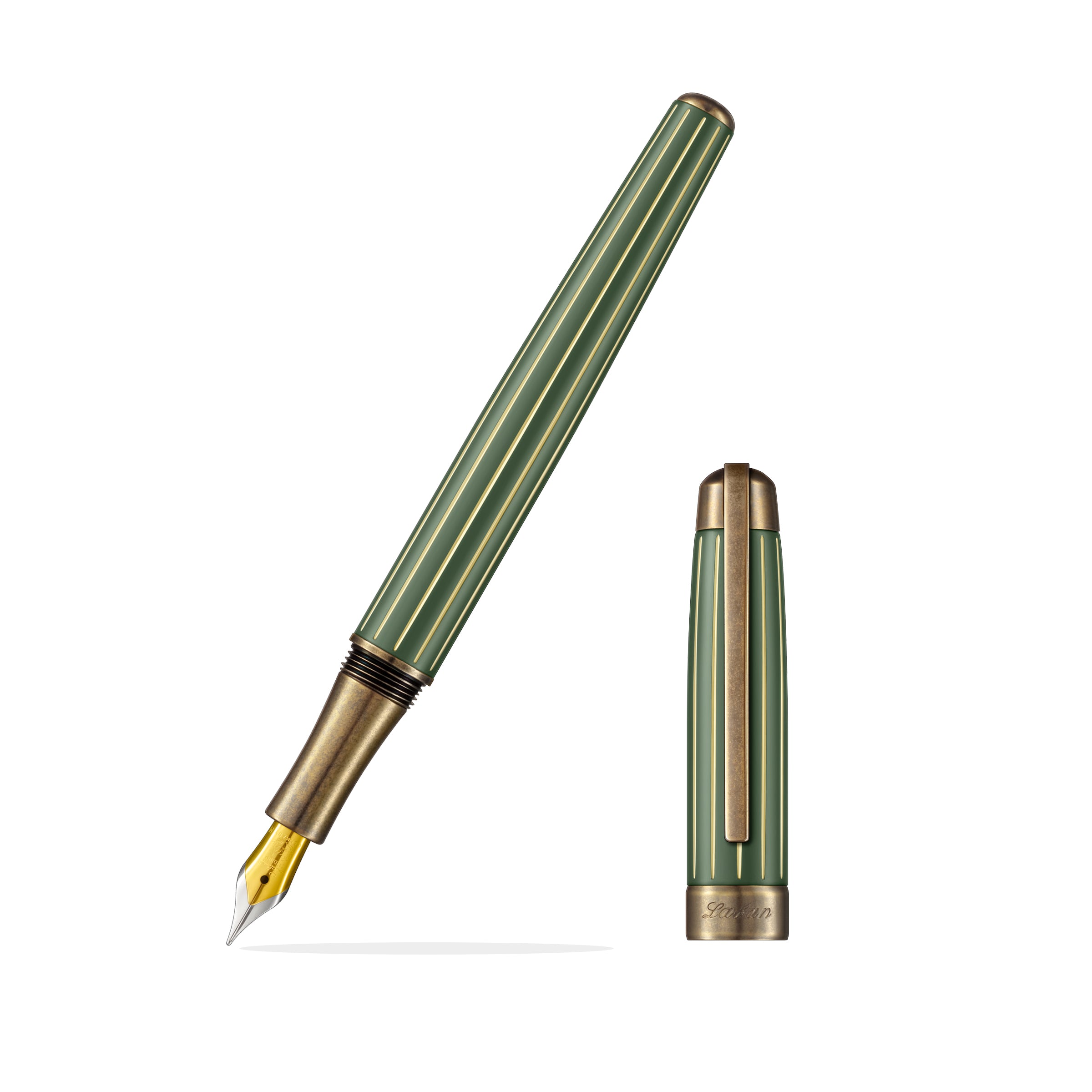 Fashion Antique Gold and abalone fountain pen