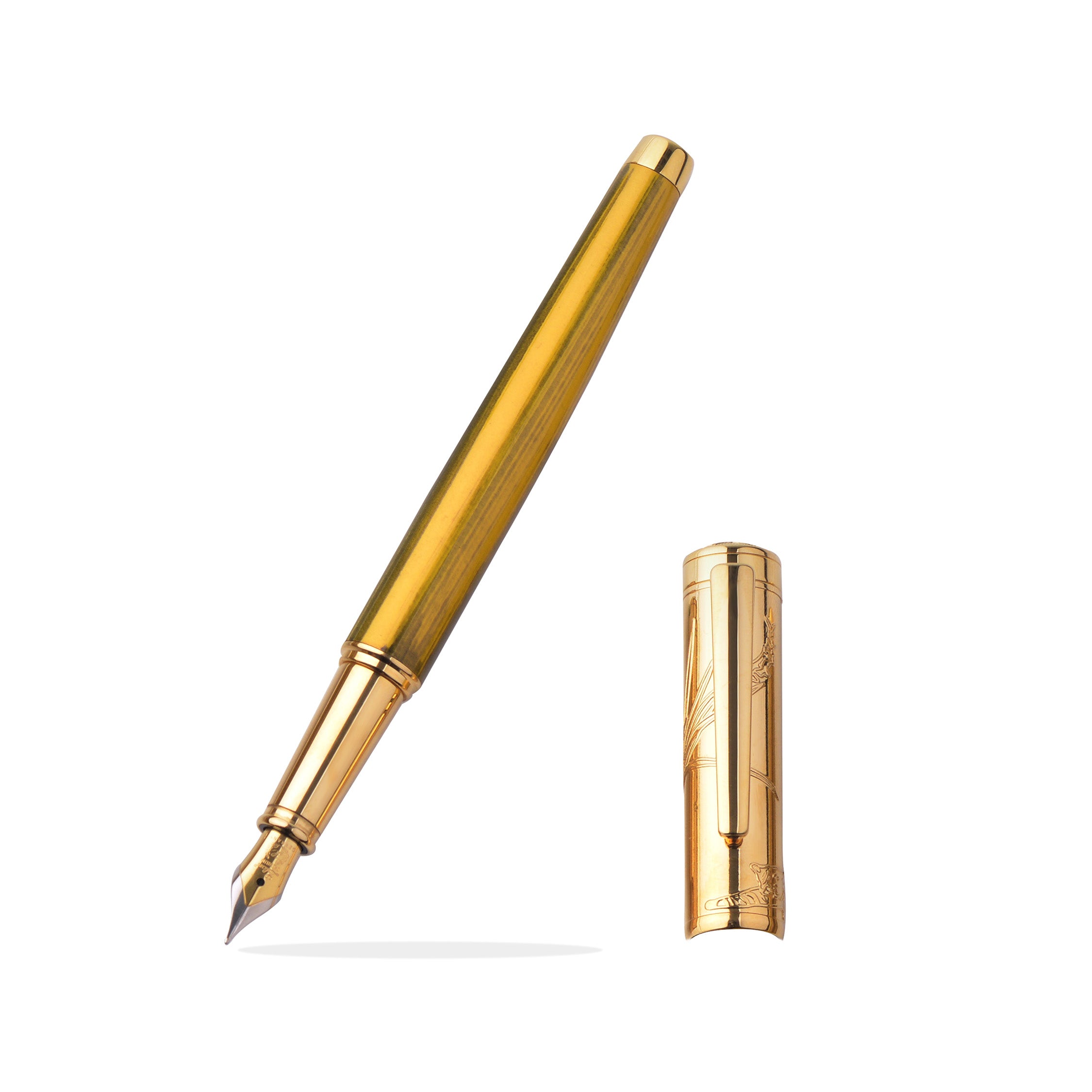 A Sanyu in Hand Fountain Pen Gift Set Gold
