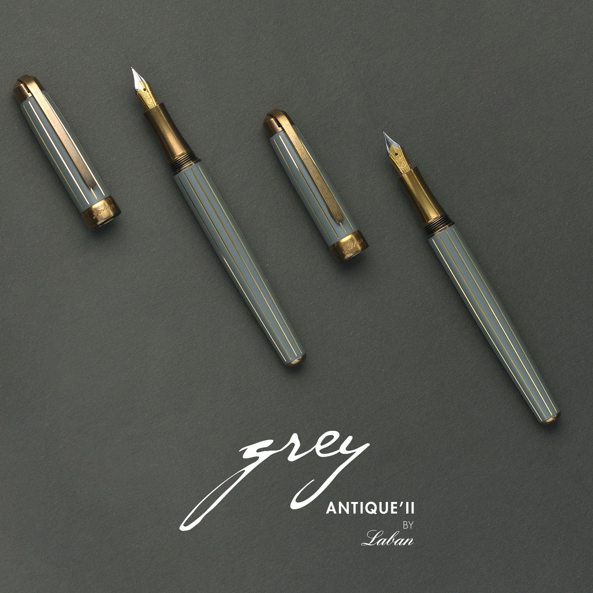 Antique'II Fountain Pen Grey