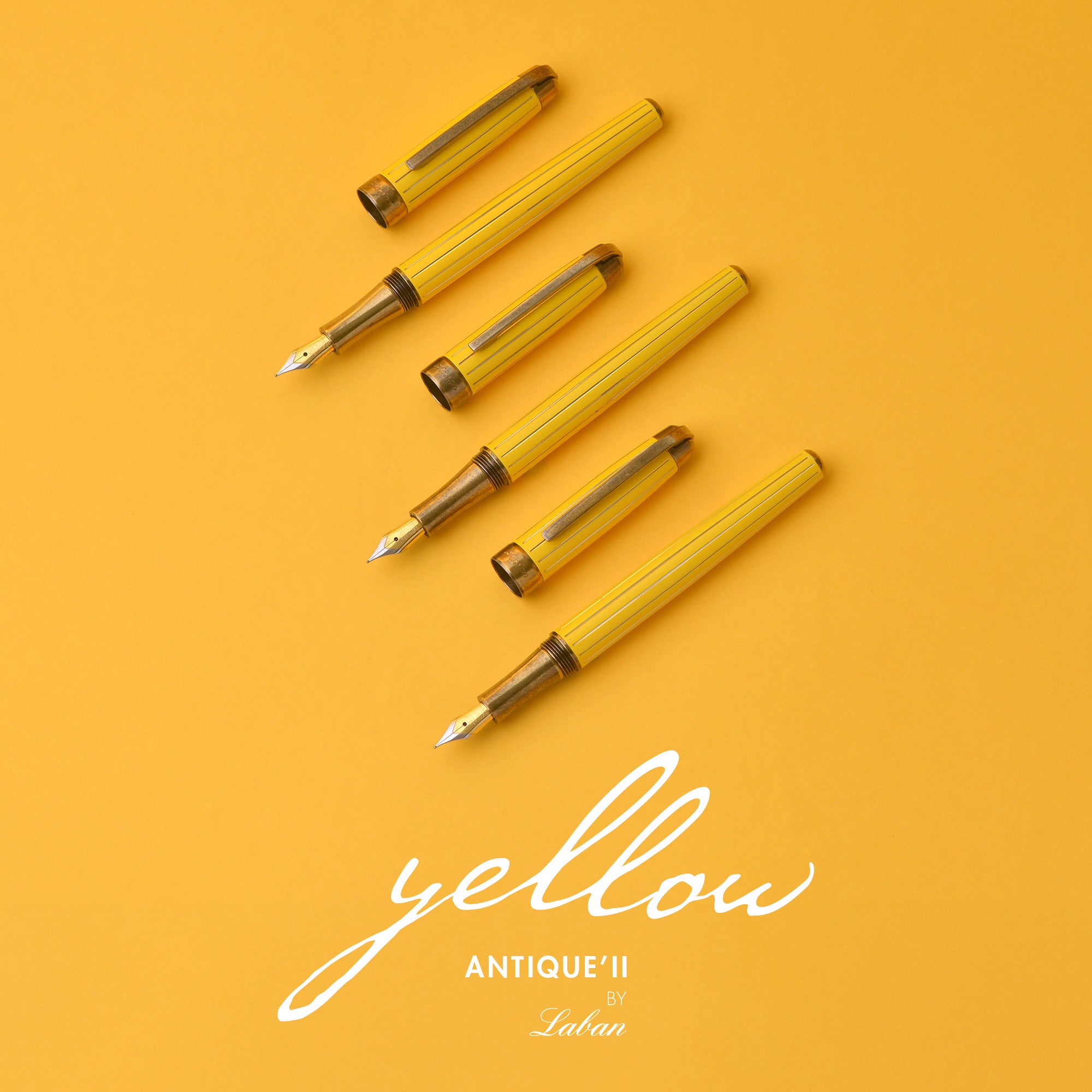 Antique'II Fountain Pen Yellow