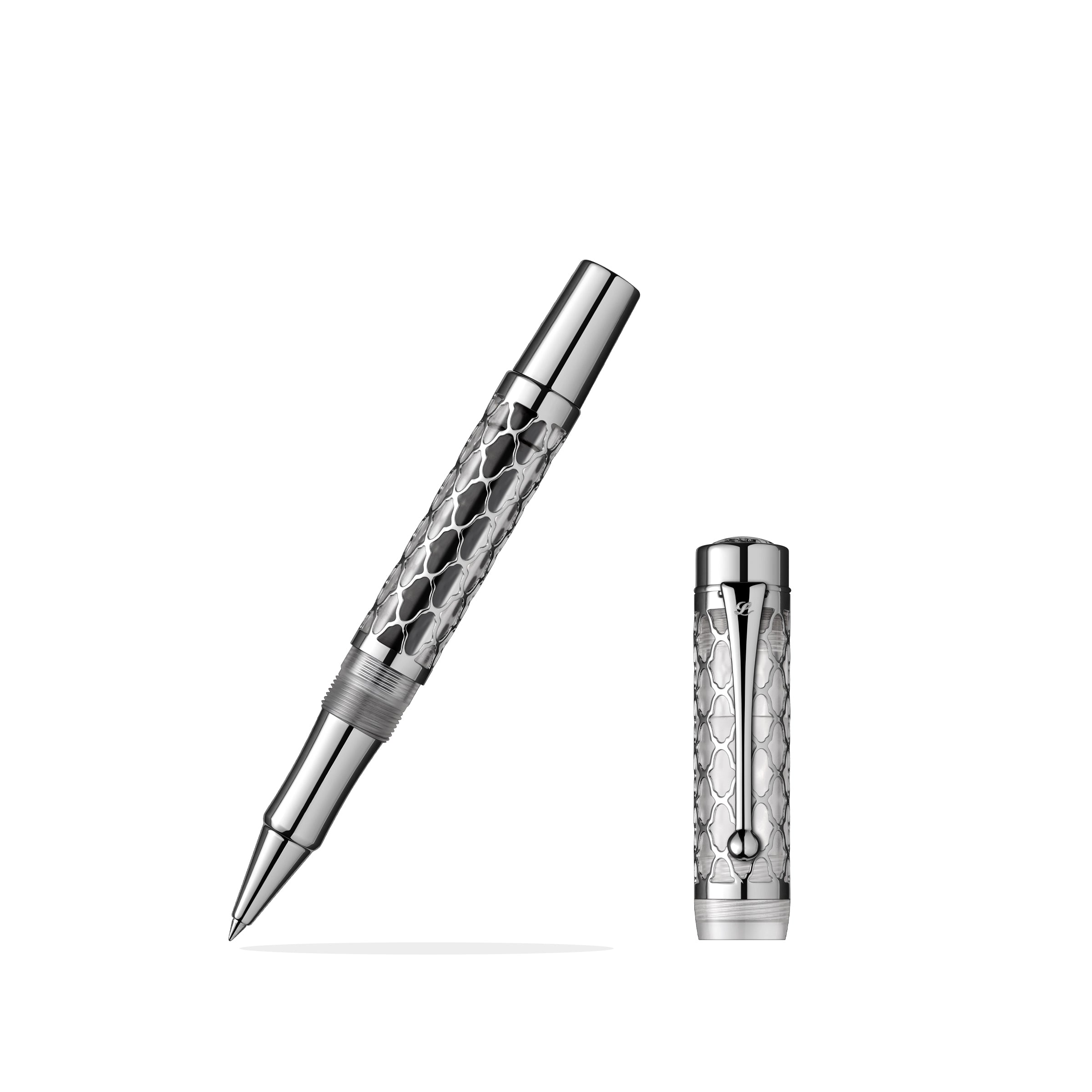 Flora Rollerball Pen Silver