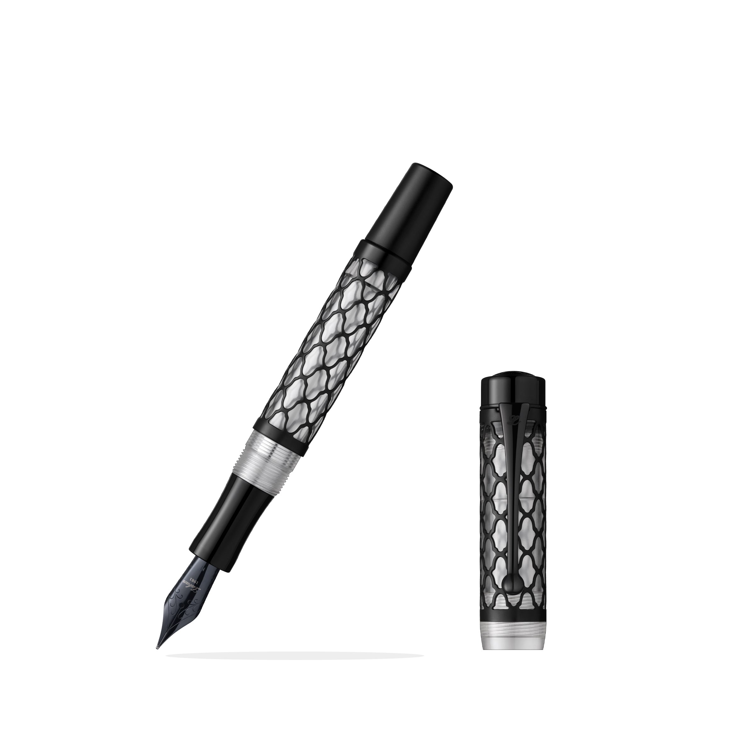 Flora Fountain Pen Black