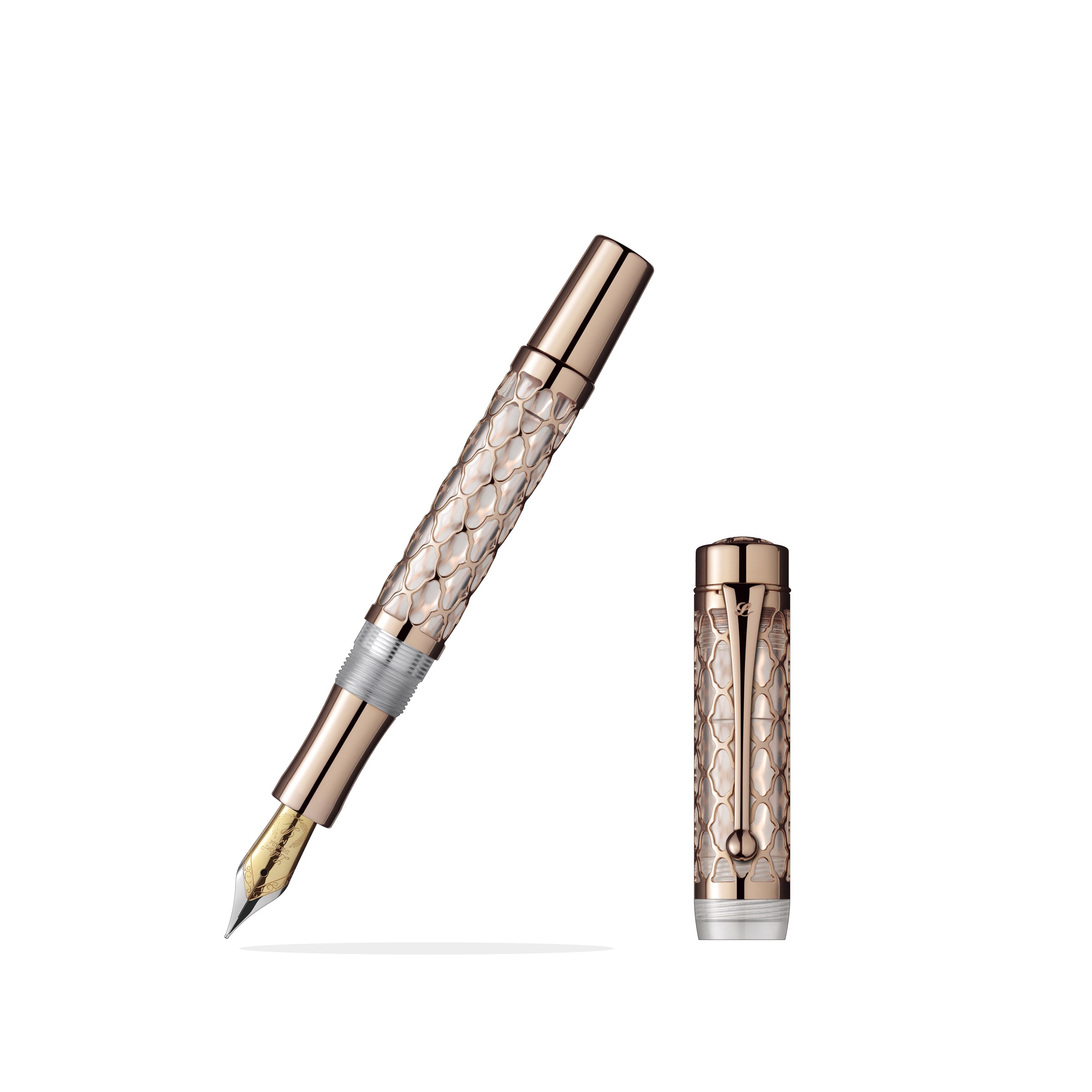 Flora Fountain Pen-Rose Gold
