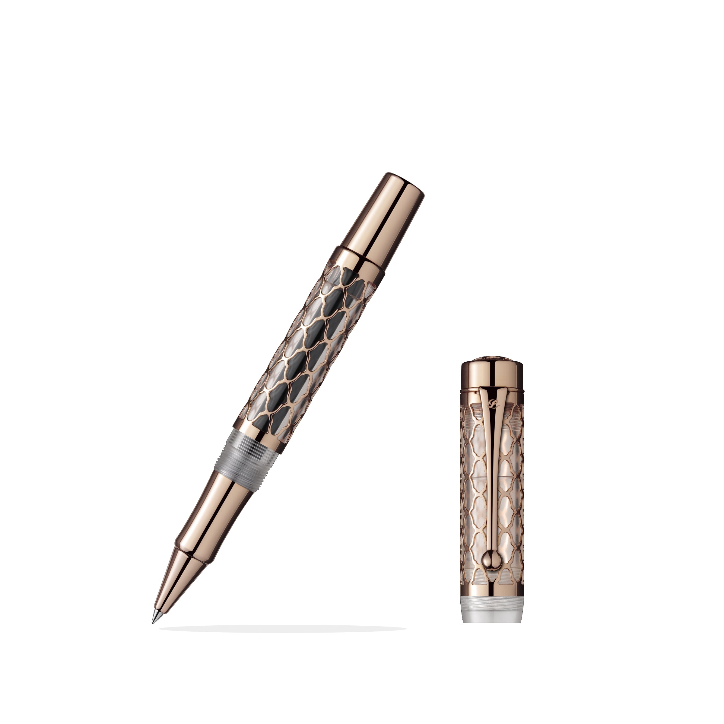 Flora Rollerball Pen-Rose Gold