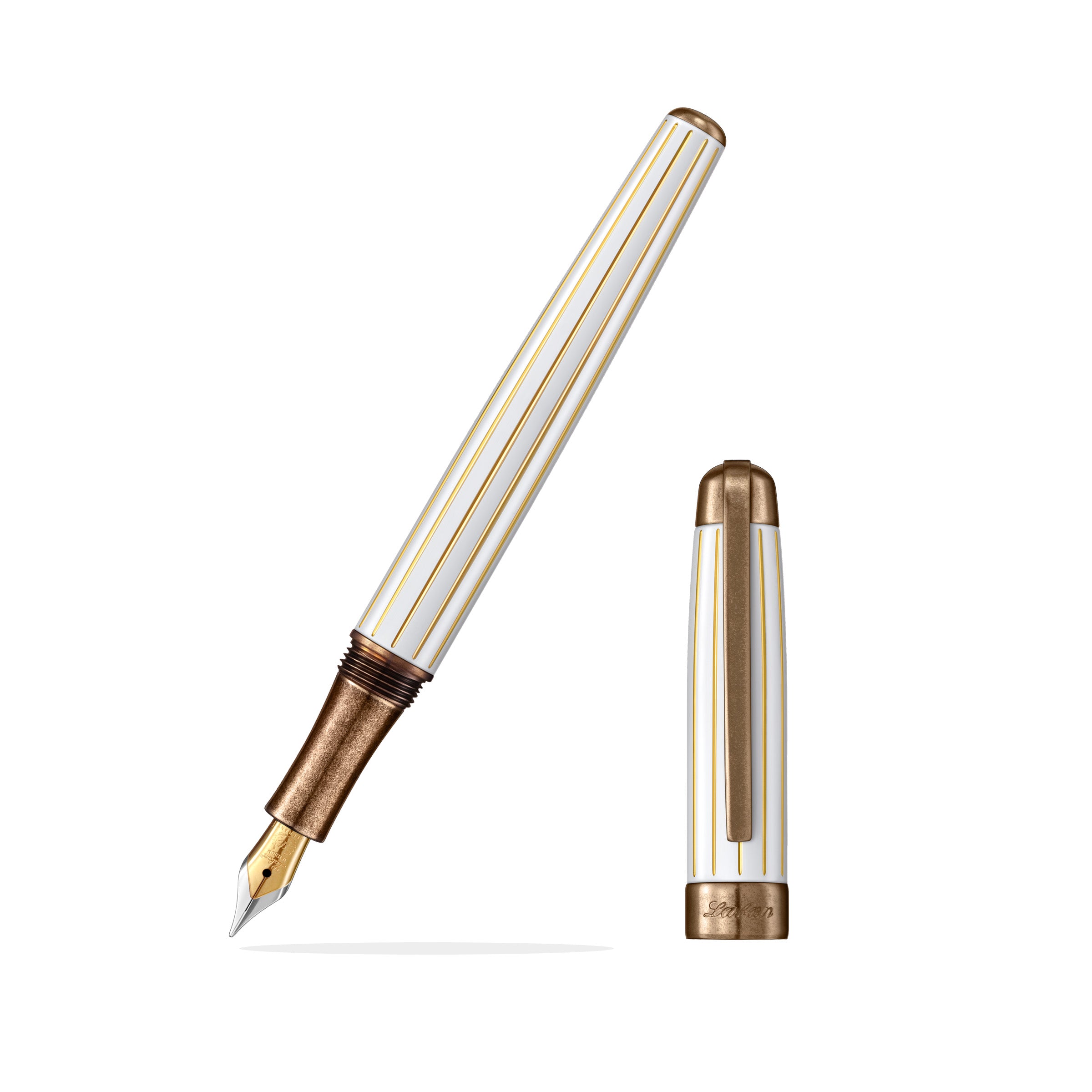 Antique'II Fountain Pen White