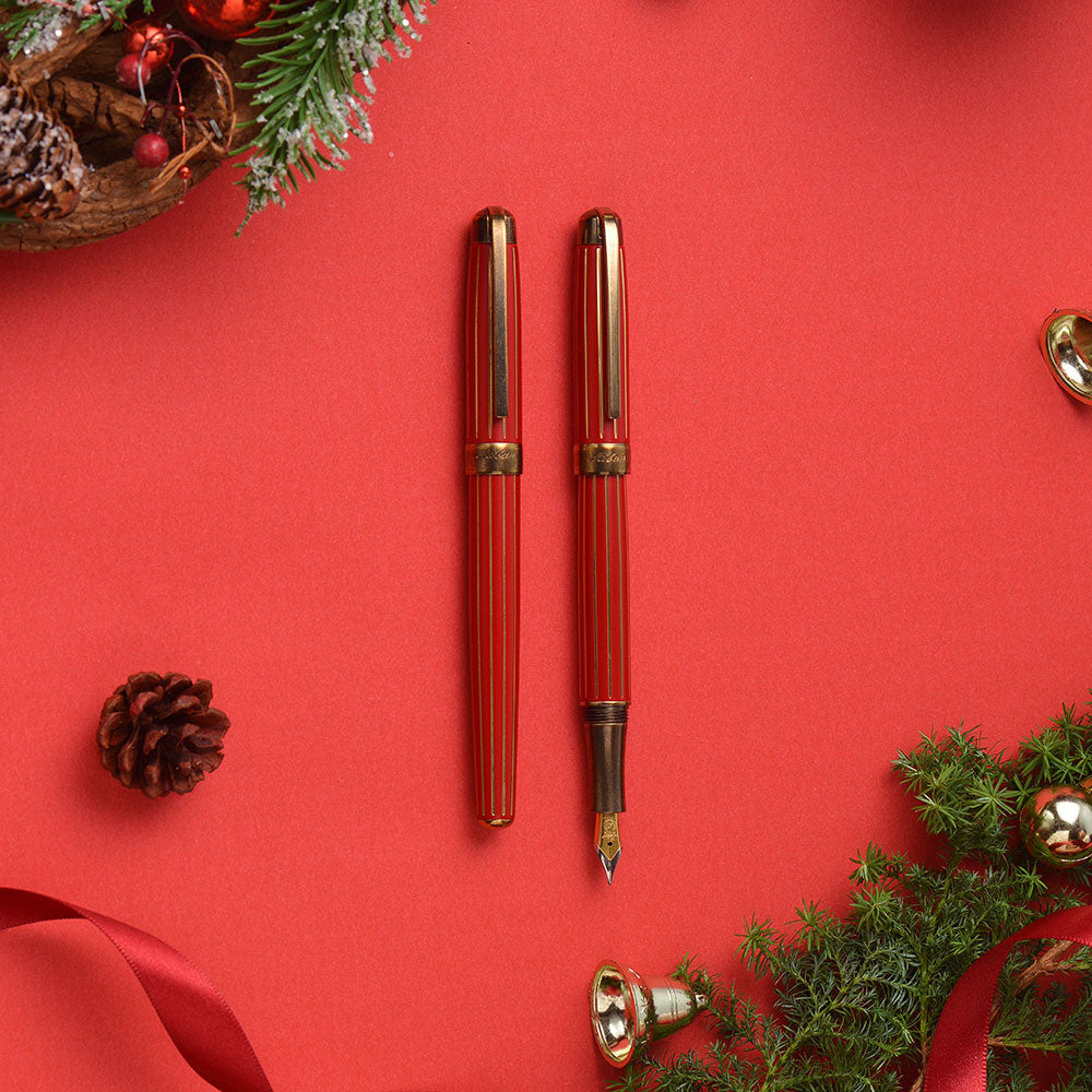 Antique'II Fountain Pen Red