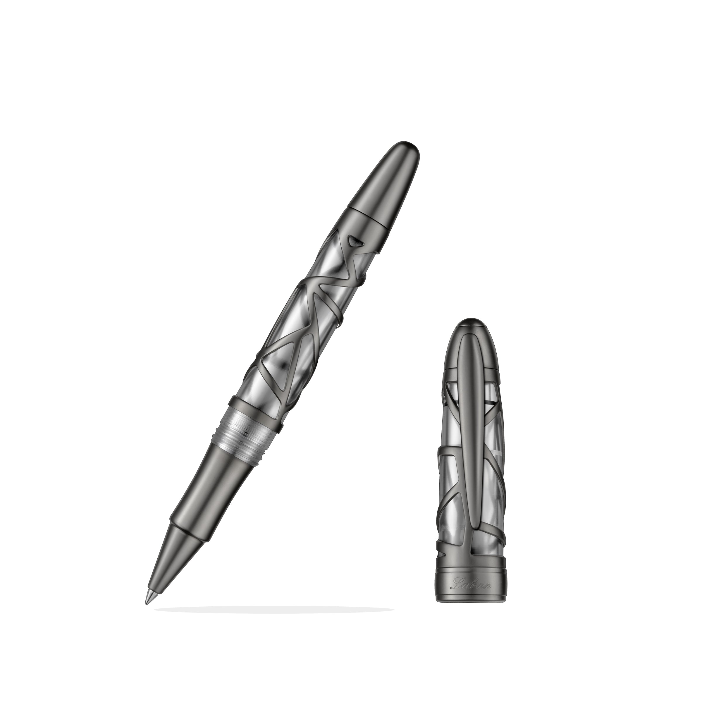 Skeleton Rollerball Pen-Gun metal