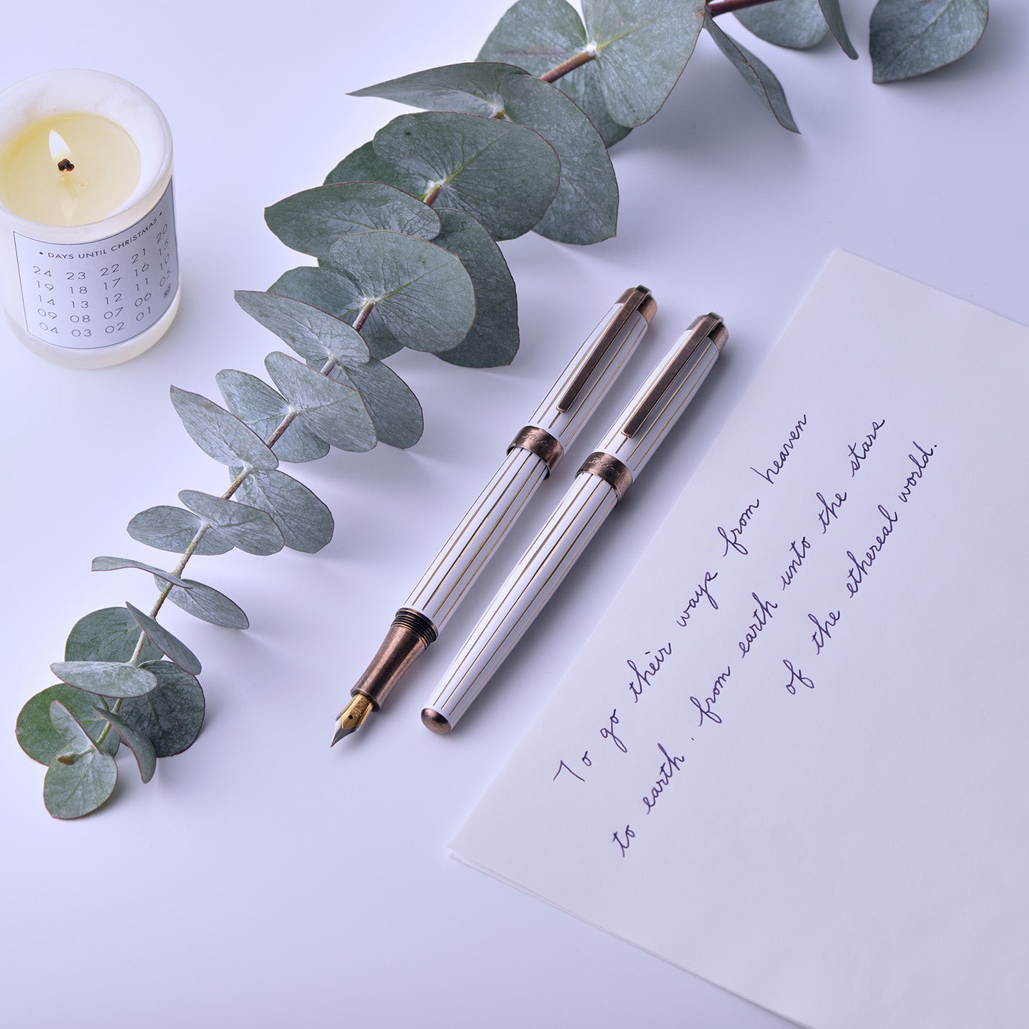 Antique'II Fountain Pen White