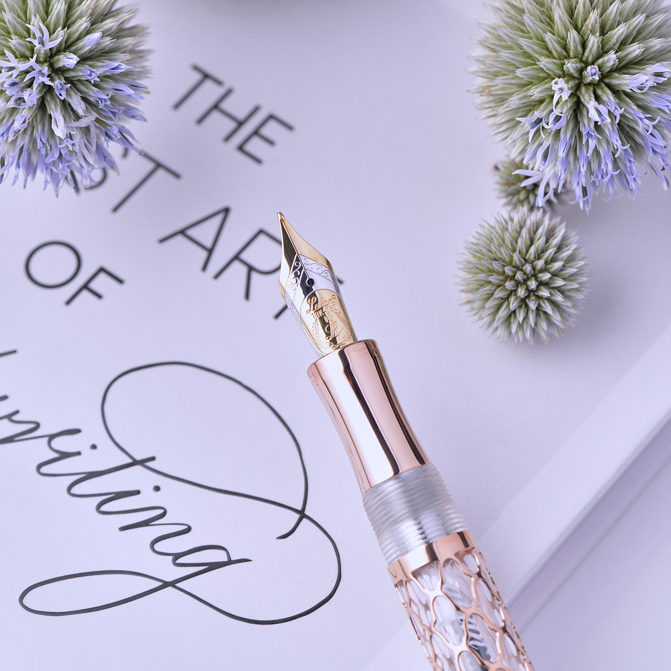 Flora Fountain Pen-Rose Gold