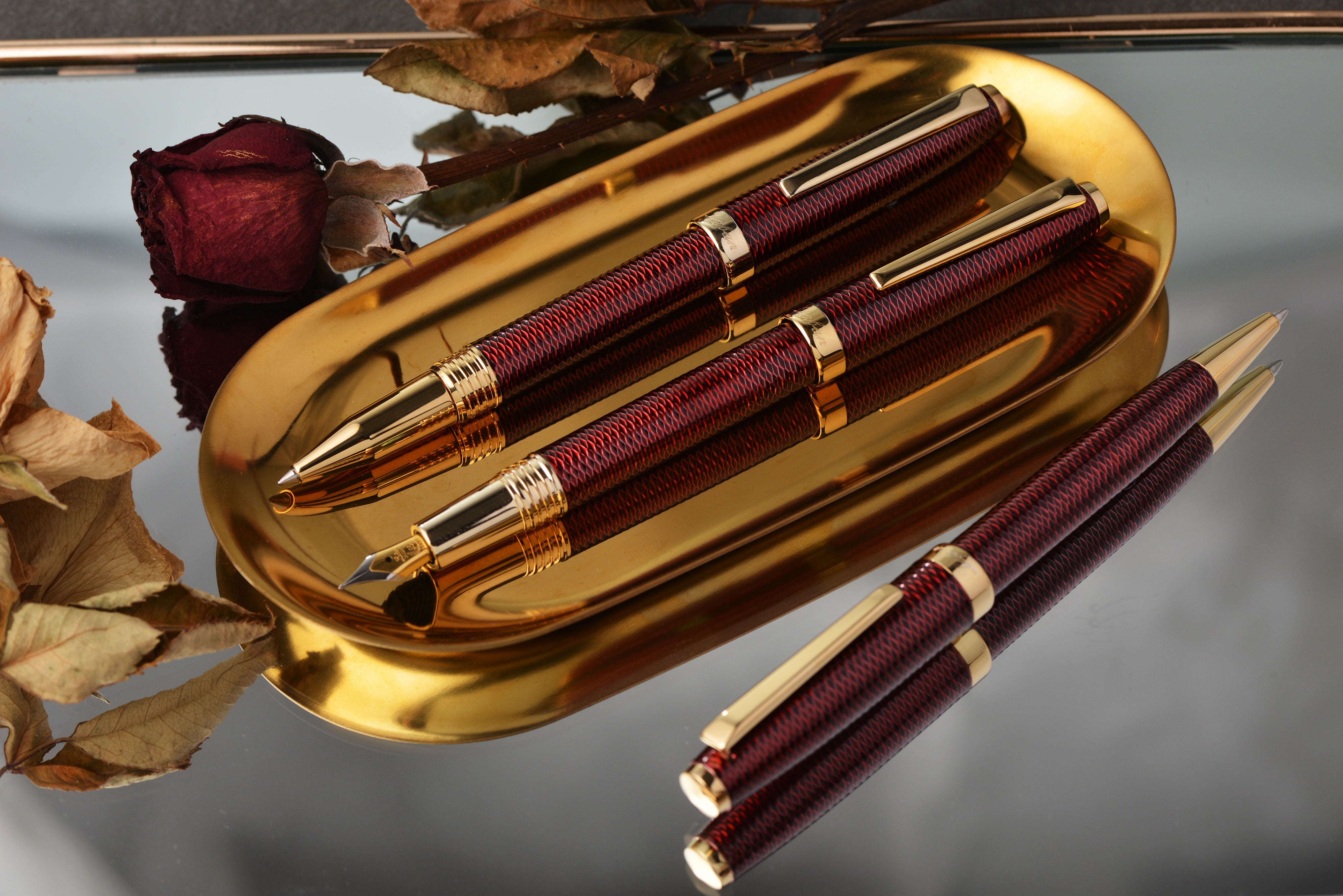 Gloria Ruby Red Ballpoint Pen