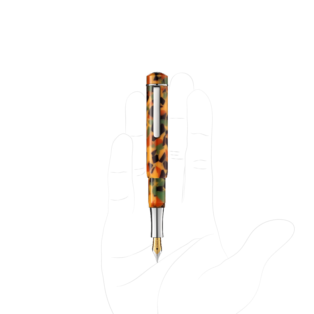 Tiger King Pocket Fountain Pen