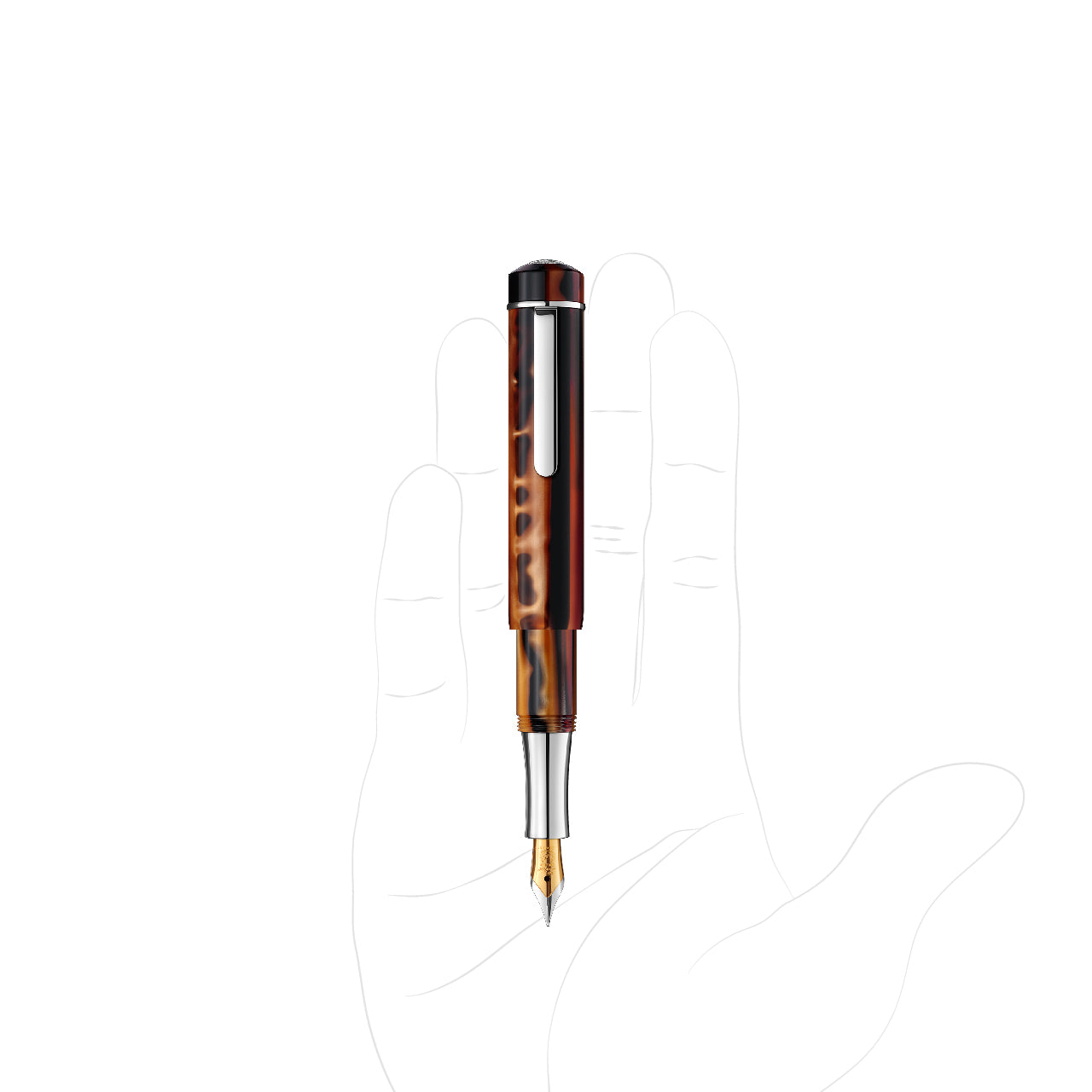 Brown Bear Pocket Fountain Pen