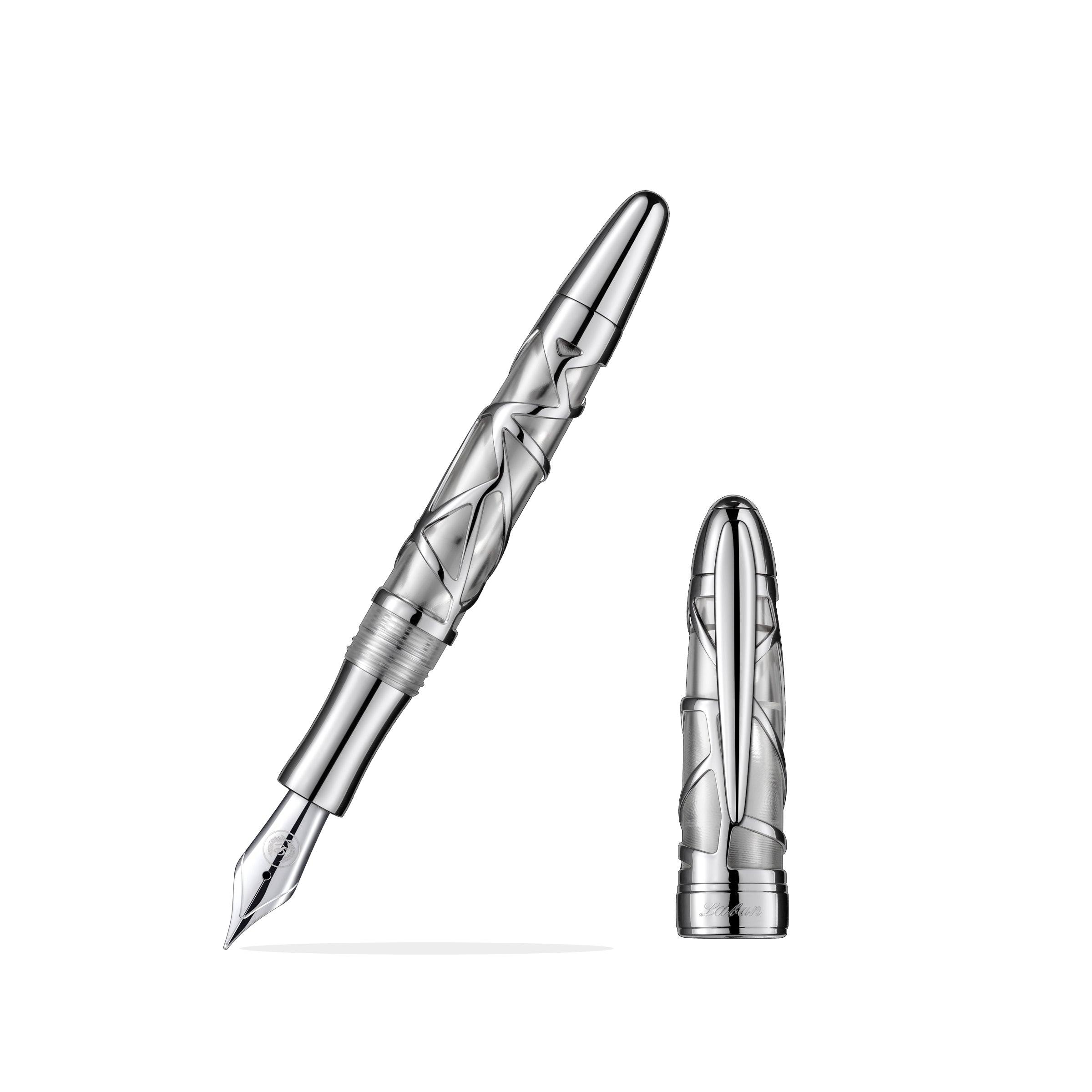 Skeleton Fountain Pen Silver
