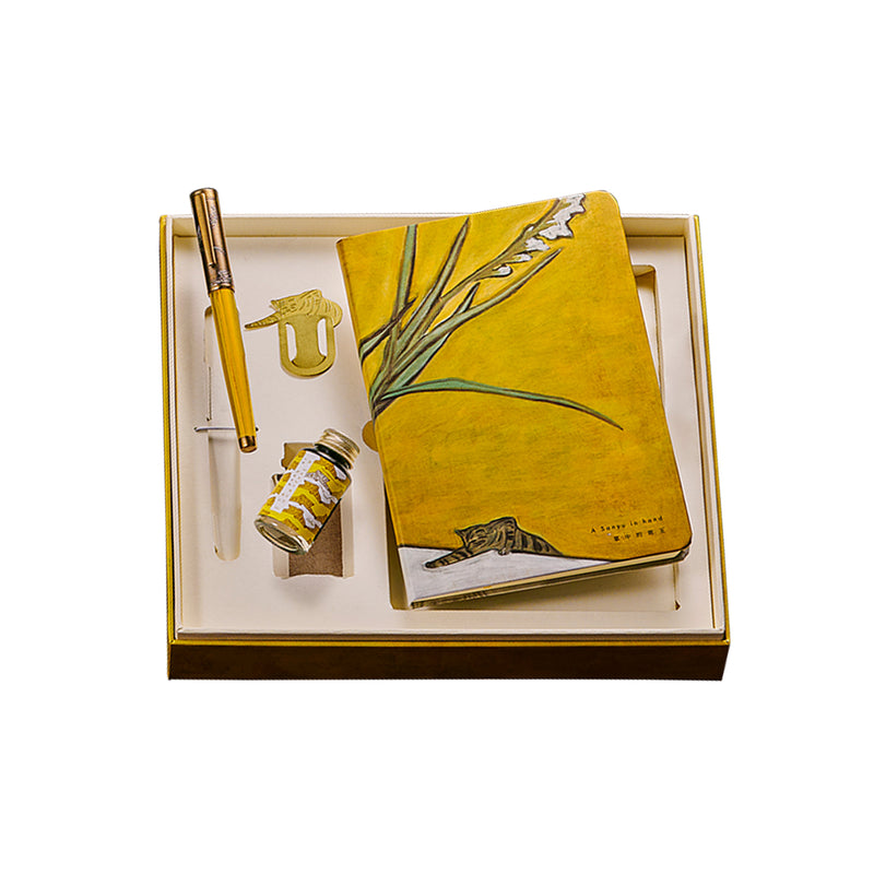 A Sanyu in Hand Fountain Pen Gift Set Metal
