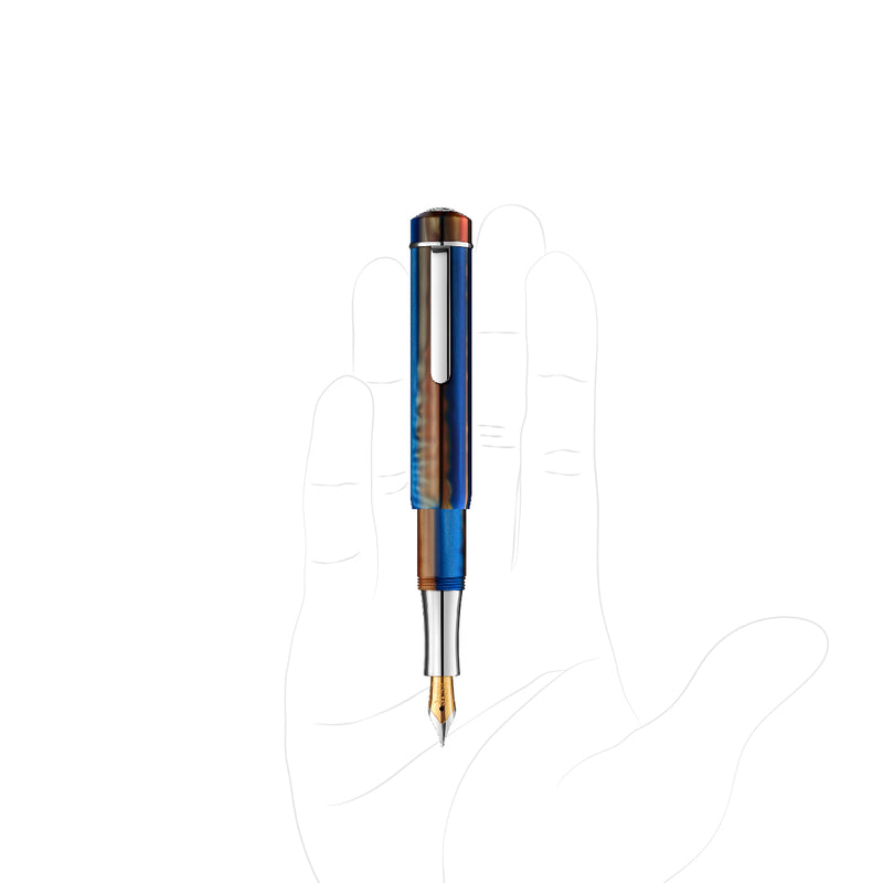 Seastar Blue Pocket Fountain Pen